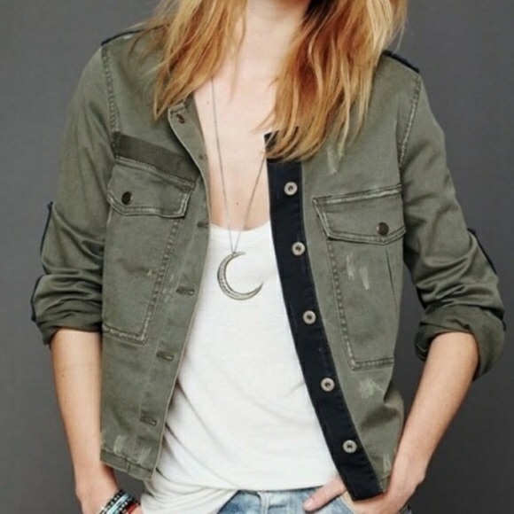 Distressed Military Jacket | Poshmark